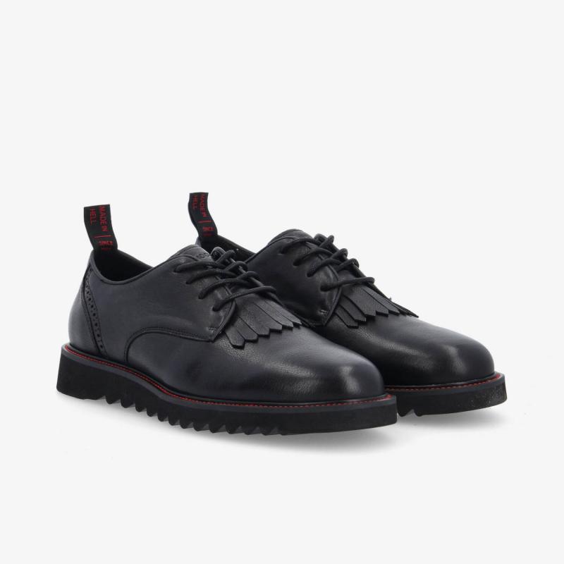RIPPLE DERBY M - PREMIUM LEATHER - BLACK